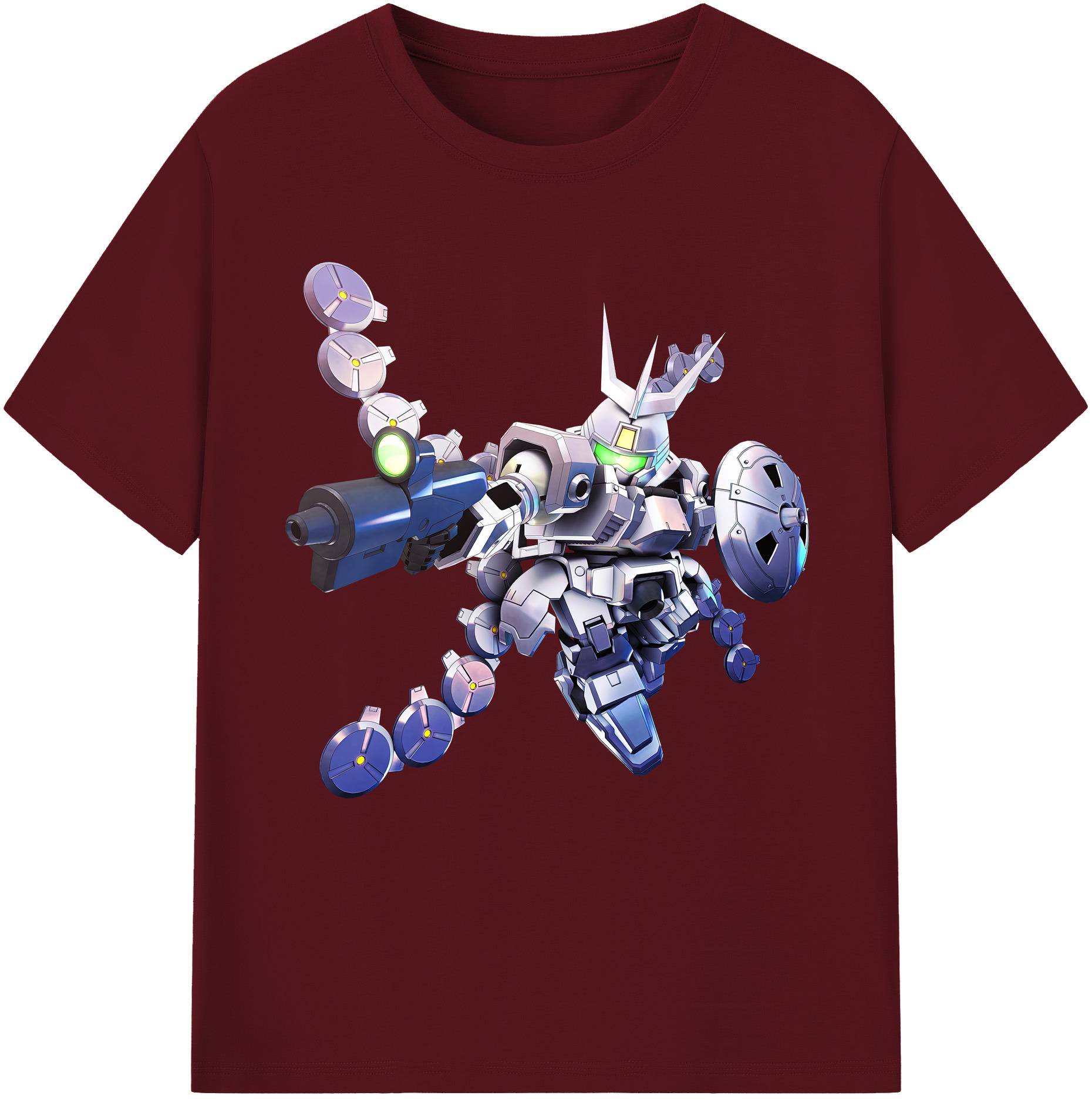 （画像用） 機動戦士ガンダム Mobile Suit Gundam 綿100％半袖Tシャツ（フロントプリント）